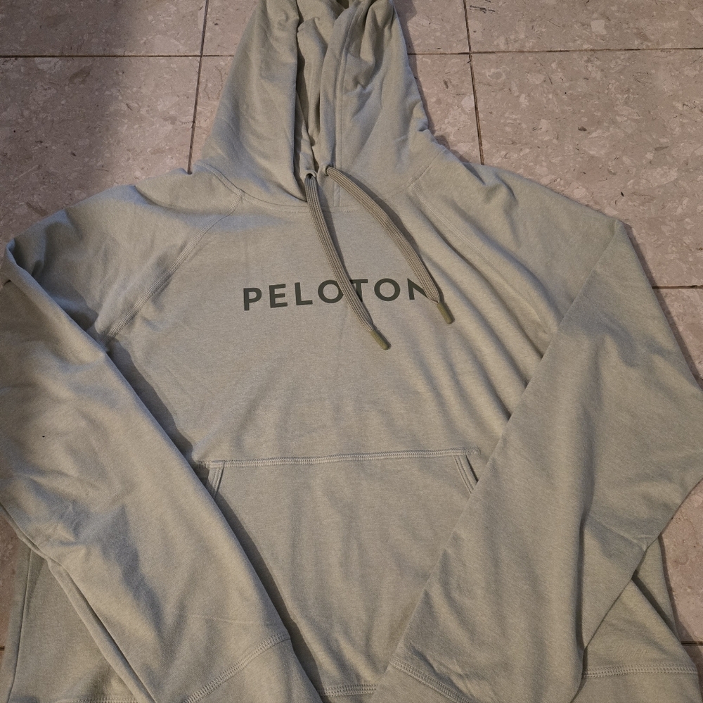 New Women's Peloton Hooded Sweatshirt - Green Hoodie Medium